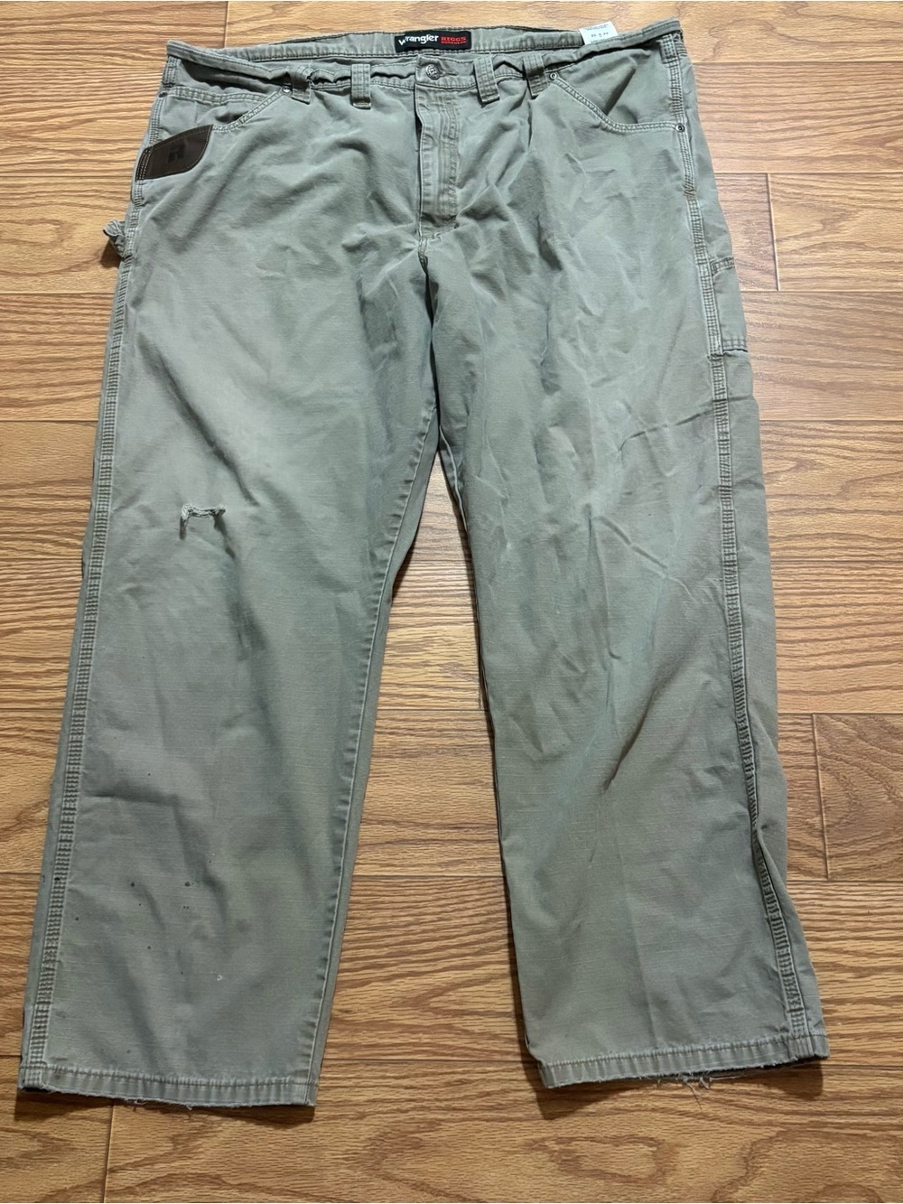 Wrangler Riggs Workwear Distressed Carpenter Painter Pants 44 x 32